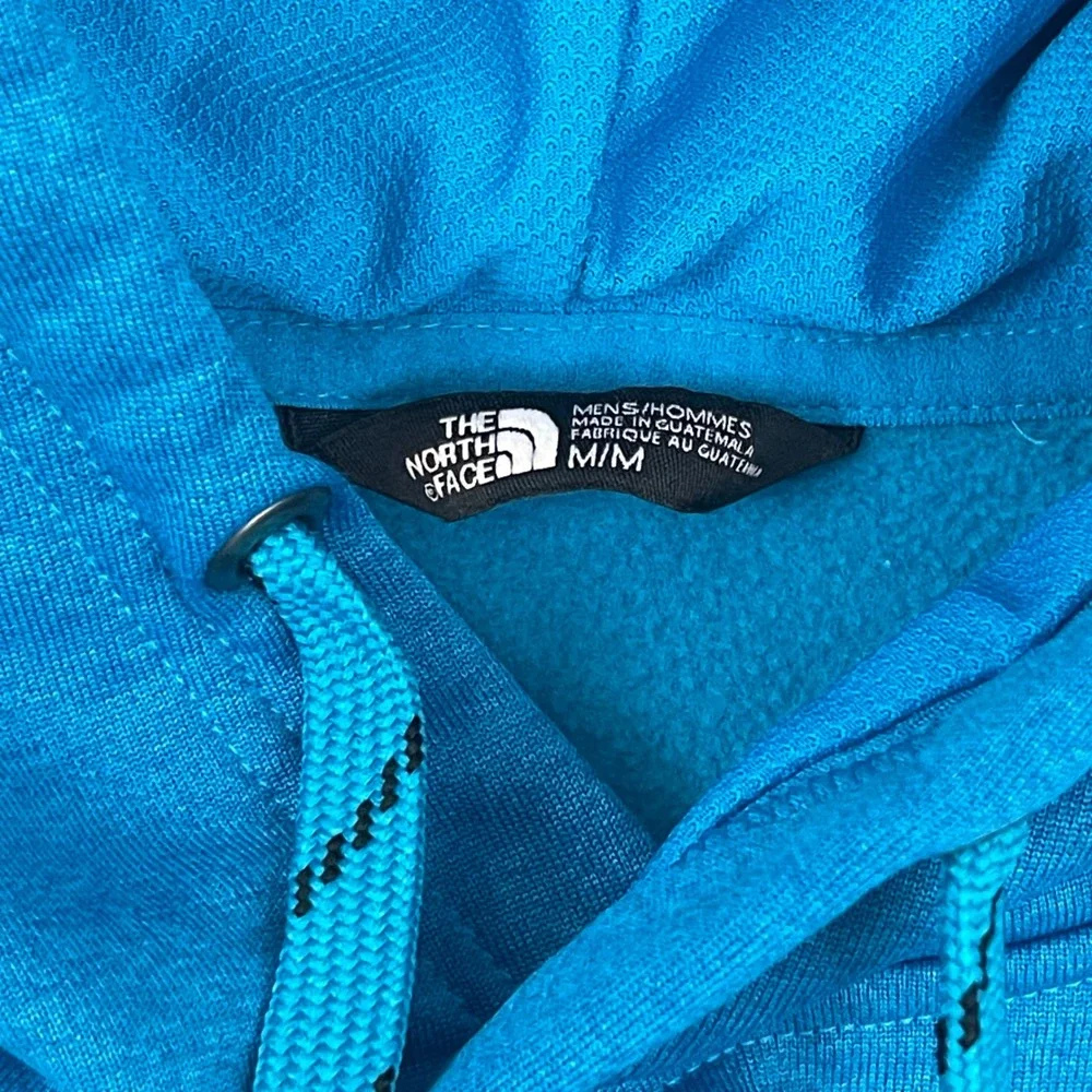 The North Face Half Dome Pullover Hoodie Mens Medium Blue Logo Pullover‎ Fleece